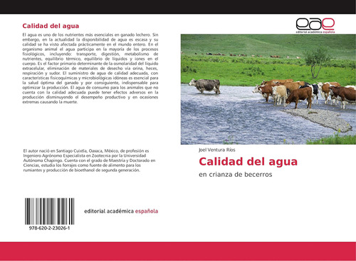 Libro: Calidad Del Agua: En Crianza De Becerros (spanish Edi