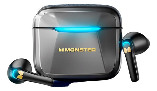 Fone De Ouvido Bluetooth Sem Fio Gamer Monster Airmars Gt11 Preto