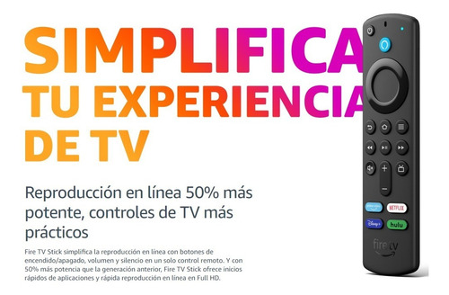 Imagen 4 de 4 de Amazon Fire Tv Stick Alexa Controles Tv 3ra Generación 2021