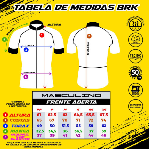 Imagem 3 de 3 de Camisa Ciclismo Brk The Punisher Fire Com Fpu 50+