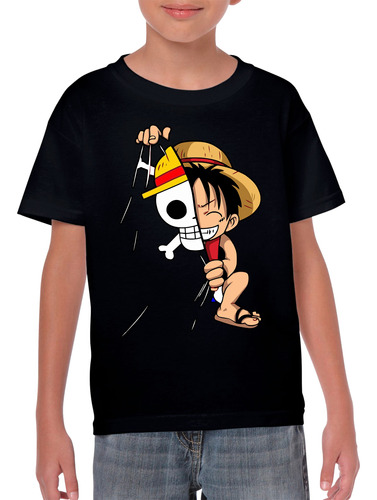  Remera Camiseta One Piece Luffy Anime Monkey En 4 Diseños