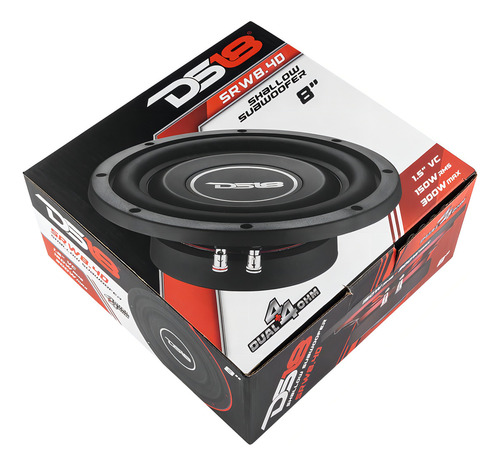 Subwoofer Ds18 Srw8.4d 8 PuLG 300w Máx 150w Rms 4 Ohm Dvc