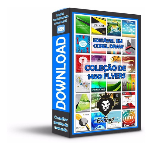 Kit Flyers Imagens E Fontes - Corel Draw