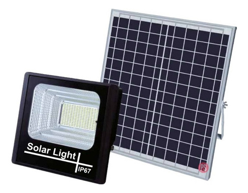 Foco Led Ip67 Con Panel Solar Y Control Remoto - Ps