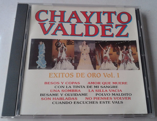 Chayito Valdez Exitos De Oro Vol 1 Cd Raro Orfeon 1999