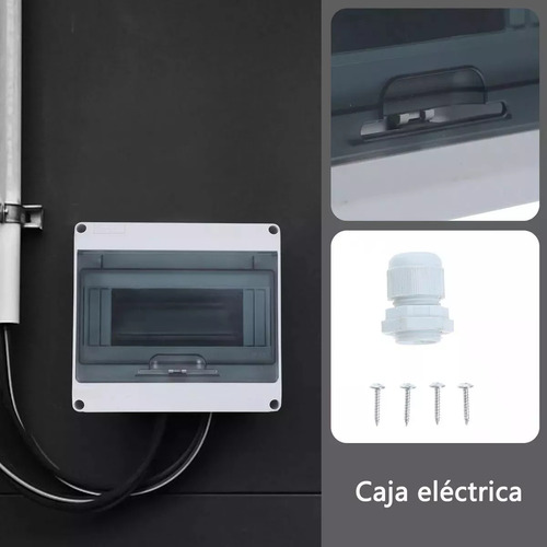 Gabinete Centro De Carga 8 Espacios Sobreponer Riel-din Ip65