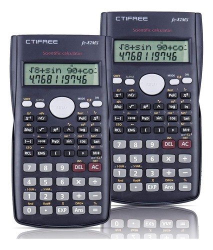 Splaks 2-line Engineering Scientific Calculator Led Displ...