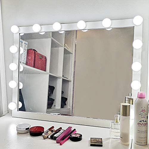 Para Siccoo Vanidad Para Espejo, Rgb Colorido Diy Hollywood