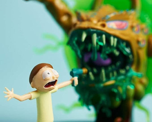 Rick And Morty Figura De Coleccion Monster Mayhem Adult Swim (Usado)