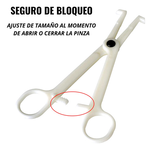 Pinzas Para Perforación Desechables Piercing Triangular 5pz