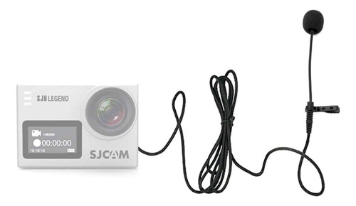 Sjcam Micrófono Externo Para Sj6 Legend Color Negro