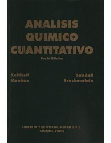 Libro - Analisis Quimico Cuantitativo