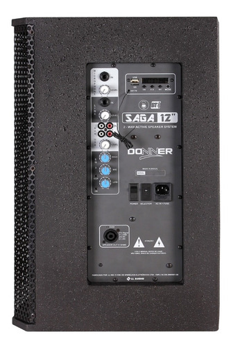 Imagem 3 de 8 de Caixa De Som Bluetooth Usb Donner Ativa Saga 12 Potente 250w