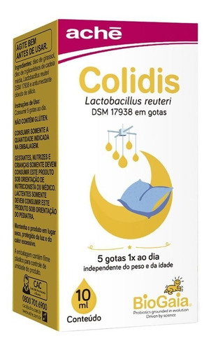 Colidis Gotas 10ml Probiótico Para Cólicas - Original
