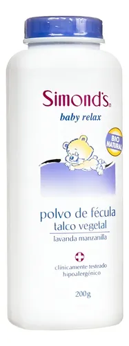 TALCO SIMONDS DE FECULA DE MAÍZ LAVANDA 200 GR