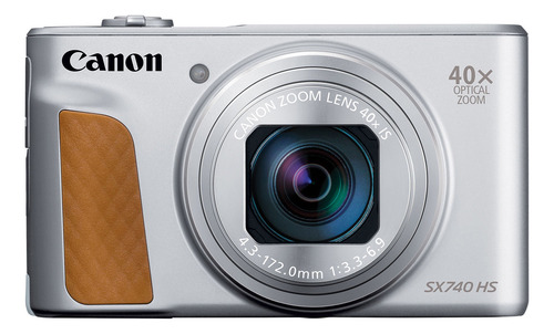 Canon Sx740 Hs | 20.3mp | Zoom 24-960mm Is | Silver