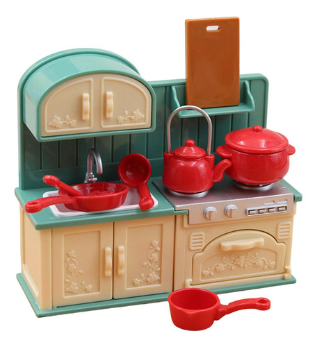 Juego De Cocina Para Casa De Muñecas, Juego De Simulación,