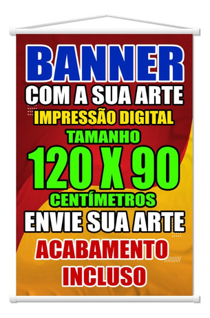 Banner Em Lona 120x90