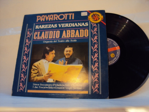 Vinilo Lp 56 Pavarotti Rarezas Verdianas Claudio Abbado