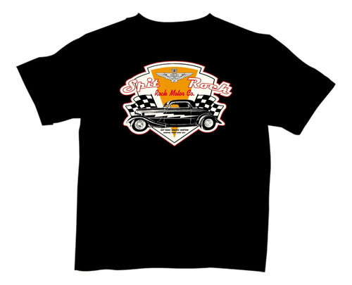 Remeras Infantiles Hot Rod Auto Rockabilly |de Hoy No Pasa|9