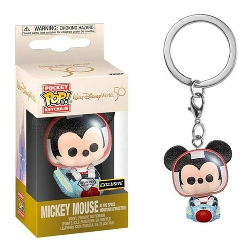 Llavero Mickey Mouse Pop Pocket Walt Disney 50 Aniversario