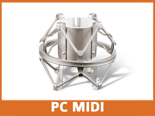 Imagen 3 de 4 de Soporte Araña Shockmount Alctron Ma001 49 Mm Color Plateado