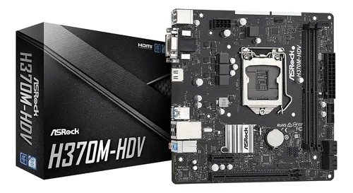 comprar Placa Base Asrock H370m-hdv, Lga1151, Micro Atx, Sata 3