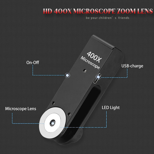 De Microscopio Digital Para Electrónica Dermatoscopio 400x