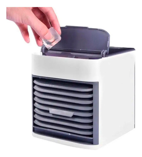 Ar Condicionado Portátil Mini Usb Luz Led Ideal Refrescar O