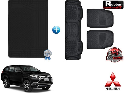 Tapetes 3pz + Tapete Cajuela Rd Montero Sport 2018 A 2024