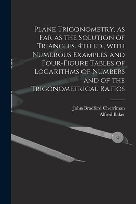 Libro Plane Trigonometry, As Far As The Solution Of Trian...