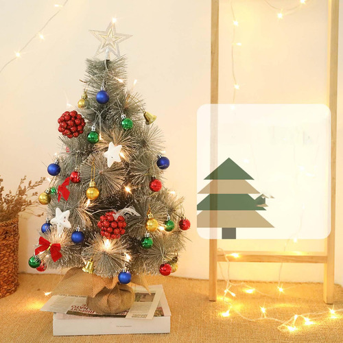 Mini Árbol De Navidad Diy De 60 Cm Con Decoración De Mesa