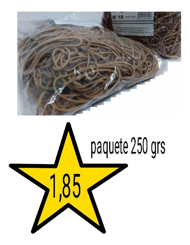 Ligas De Goma Numero N° 18 250grs Mayka