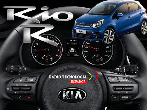 Kit Mandos Al Volante Kia Rio R 2018-2019+clock