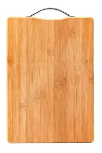 Tablas Madera Bambu Para Cocina Asado 34 X 24 X 1,8 Cm