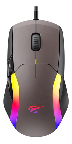 Mouse Gamer Havit Ms959s 8000 Dpi 8 Botões Rgb Ocre