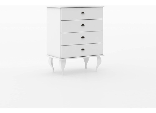 Cajonera, Cómoda, Aparador, Credenza Bertolini Cl 4002 Bco Color Blanco