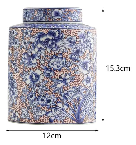 Vasilha De Chá De Porcelana, Recipiente De 12cmx15,3cm