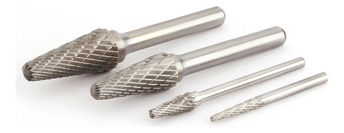 Lima Rotativa Metal Duro Cônica 12mm X 28 C/raio Corte Duplo