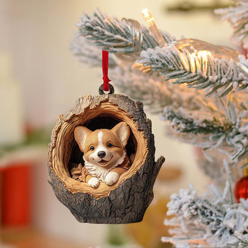 Adornos Navideños Con Forma De D Animals, Árbol De Navidad,