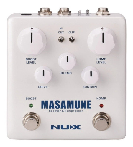 Pedal Compresor Y Booster Nux Masamune Nbk-5 Guitarra