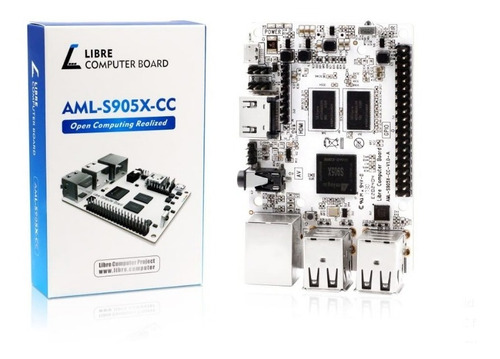 Libre Computer Aml-s905x-cc Reemplazo De Rpi 3 2gb Ram