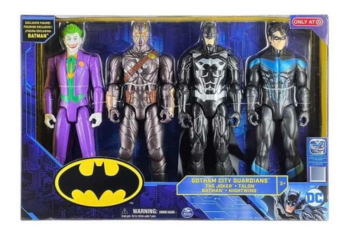 Muñecos Dc Set De 4 Joker, Talon, Batman, Nightwing En 30 Cm