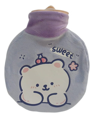 Bolsa Agua Caliente Infantil Varios Modelos Diseños 300ml Violeta Sweet
