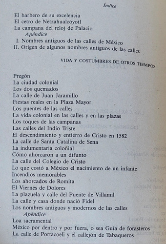 Libro Las Calles De México (Usado)
