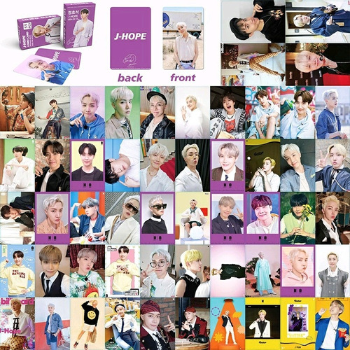 54 Unids/caja Kpop Bts Photocards/tarjetas  Jhope 