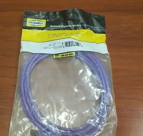 Hubble Rj45 Pach Cord Hubbell Rj45 - Pcnx 6p10 Cat6 Nuevo | MercadoLibre