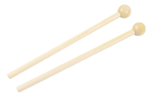 2x Palos De Percusión Mazos De Marimba De 20cm Agarre