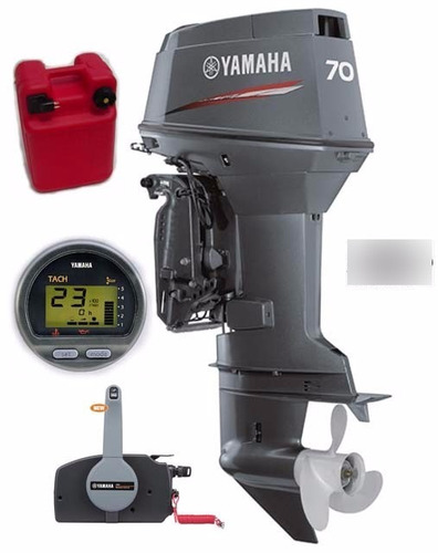 Motores Yamaha 70hp 2t Power Trim+inyeccion Aceite+reloj Dig