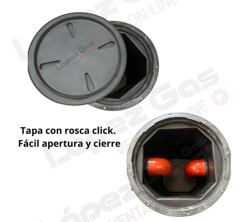 Imagen 4 de 7 de Camara Desengrasadora Pvc Salida Y Entrada 110 Con Tapa 50 L